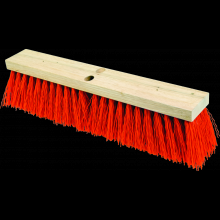 Pferd Inc. 79189355 - PFERD Heavy Duty Street Broom Head 24" Safety Orange Fill 5" Trim