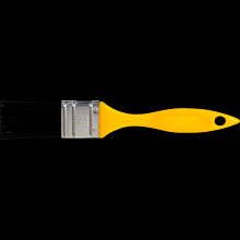 Pferd Inc. 79189741 - PFERD Wall Brush 1-1/4" Black Polyester Fill Yellow Plastic Handle