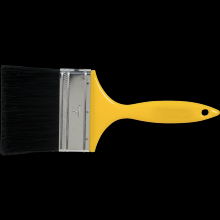 Pferd Inc. 79189744 - PFERD Wall Brush 4" Black Polyester Fill Yellow Plastic Handle