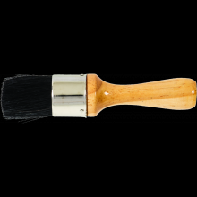 Pferd Inc. 79189861 - PFERD Stencil Brush 1-1/4" Dia. Black China Bristle Wooden Handle