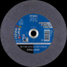 Pferd Inc. 66323052 - PFERD Large Diameter Cut-Off Wheel 12" x 7/64 x 1, SG CHOP STEELOX, K, Aluminum oxide