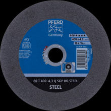 Pferd Inc. 69620558 - PFERD Large Diameter Cut-Off Wheel 16" x 1/8 x 1, SGP HD STEEL, Q, Aluminum oxide