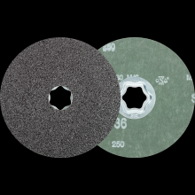 Pferd Inc. 64294003 - PFERD COMBICLICK® Fiber Disc, 4-1/2" Dia, 36 Grit, Silicon Carbide