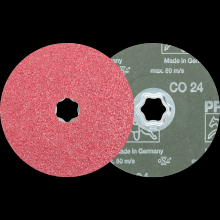 Pferd Inc. 64192102 - PFERD COMBICLICK® Fiber Disc, 5" Dia, 24 Grit, Ceramic oxide