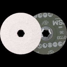 Pferd Inc. 64194103 - PFERD COMBICLICK® Fiber Disc, 5" Dia, 36 Grit, Ceramic oxide CO-ALU