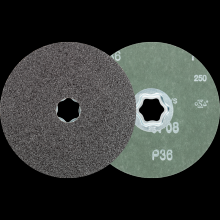 Pferd Inc. 64294103 - PFERD COMBICLICK® Fiber Disc, 5" Dia, 36 Grit, Silicon Carbide