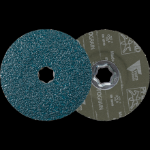 Pferd Inc. 64112636 - PFERD COMBICLICK® Fiber Disc, 5" x 7/8, 36 grit, VICTOGRAIN®