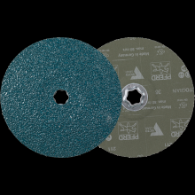 Pferd Inc. 64118136 - PFERD COMBICLICK® Fiber Disc, 7" x 7/8, 36 grit, VICTOGRAIN®