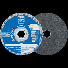 Pferd Inc. 42002056 - PFERD COMBICLICK® Unitized Disc, 5" Dia, Fine, Soft, 2SF, Silicon carbide