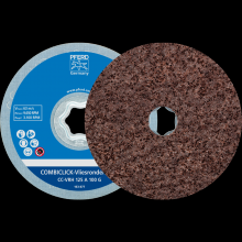 Pferd Inc. 42000062 - PFERD COMBICLICK® Surface Conditioning Disc Hard, 5", 100 Grit Coarse, Aluminum Oxide