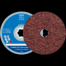 Pferd Inc. 42000061 - PFERD COMBICLICK® Surface Conditioning Disc Hard, 5", 180 Grit Medium, Aluminum Oxide