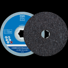 Pferd Inc. 42000060 - PFERD COMBICLICK® Surface Conditioning Disc Hard, 5", 240 Grit Fine, Aluminum Oxide