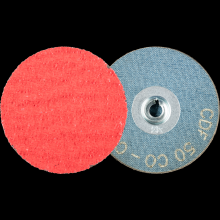 Pferd Inc. 42749505 - PFERD COMBIDISC® Mini Abrasive Disc, 2" Dia, Type CD, 50 Grit, Cerami coxide CO-COOL