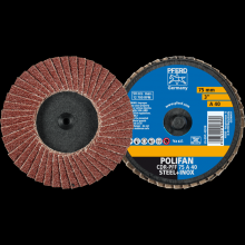 Pferd Inc. 47202530 - PFERD Mini Flap Disc, 3" Dia, Type CDR, 40 Grit, Flat, Aluminum oxide