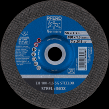 Pferd Inc. 69120842 - PFERD Cut-Off Wheel, 7" x .045 x 7/8, SG STEELOX, T27, Aluminum oxide