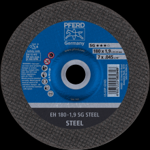 Pferd Inc. 69120780 - PFERD Cut-Off Wheel, 7" x .045 x 7/8, SG STEEL, T27, Aluminum oxide