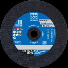 Pferd Inc. 69121065 - PFERD Die Grinder Cut-Off Wheel, 4" x .045 x 3/8, SG STEELOX, T1, Aluminum oxide