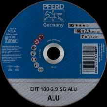 Pferd Inc. 61326323 - PFERD Cut-Off Wheel, 7" x 1/8 x 7/8, SG ALU, T1, Aluminum oxide