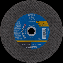 Pferd Inc. 61728122 - PFERD Cut-Off Wheel, 9" x 3/32 x 7/8, PSF STEELOX, T1, Aluminum oxide