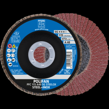 Pferd Inc. 67704115 - PFERD Flap Disc, 4-1/2" x 7/8, A SG STEELOX, 40 Grit, T29, Conical, Aluminum oxide