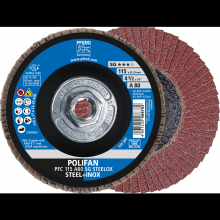 Pferd Inc. 69300514 - PFERD Flap Disc, 4-1/2" x 5/8-11, A SG STEELOX, 80 Grit, T29, Conical, Aluminum oxide