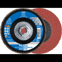 Pferd Inc. 69300483 - PFERD Flap Disc, 4-1/2"x5/8-11, A-COOL SG INOX+ALU, 80 Grit,T29,Conical,Aluminum oxide