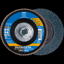 Pferd Inc. 69300726 - PFERD Flap Disc, 4-1/2" x 5/8-11, Z PSF EXTRA STEELOX, 36 Grit, T29, Conical, Zirconia