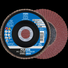 Pferd Inc. 67708125 - PFERD Flap Disc, 5" x 7/8, A SG STEELOX, 80 Grit, T29, Conical, Aluminum oxide