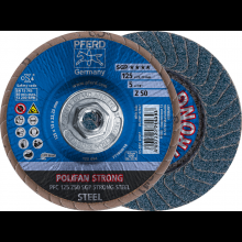 Pferd Inc. 69300683 - PFERD Flap Disc, 5" x 5/8-11, Z SGP STRONG STEEL, 50 Grit, T29, Conical, Zirconia