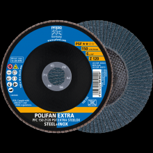 Pferd Inc. 69300862 - PFERD Flap Disc, 6" x 7/8, Z PSF EXTRA STEELOX, 120 Grit, T29, Conical, Zirconia