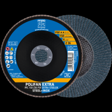 Pferd Inc. 69300858 - PFERD Flap Disc, 6" x 7/8, Z PSF EXTRA STEELOX, 36 Grit, T29, Conical, Zirconia