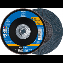 Pferd Inc. 69300651 - PFERD Flap Disc, 6" x 5/8-11, Z PSF STEELOX, 60 Grit, T29, Conical, Zirconia