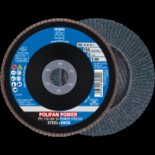 Pferd Inc. 67786150 - PFERD Flap Disc, 6" x 7/8, Z SG POWER STEELOX, 60 Grit, T29, Conical, Zirconia