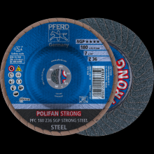 Pferd Inc. 67788080 - PFERD Flap Disc, 7" x 7/8, Z SGP STRONG STEEL, 36 Grit, T29, Conical, Zirconia