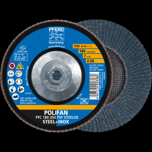 Pferd Inc. 69300457 - PFERD Flap Disc, 7" x 5/8-11, Z PSF STEELOX, 60 Grit, T29, Conical, Zirconia