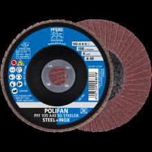 Pferd Inc. 67604100 - PFERD Flap Disc, 4" x 5/8, A SG STEELOX, 40 Grit, T27, Flat, Aluminum oxide