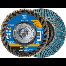 Pferd Inc. 69300909 - PFERD Flap Disc, 4-1/2" x 5/8-11, Z PSF TRIM STEELOX, 40 Grit, T27, Flat, Zirconia