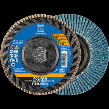 Pferd Inc. 69300900 - PFERD Flap Disc, 4-1/2" x 7/8, Z PSF TRIM STEELOX, 40 Grit, T27, Flat, Zirconia