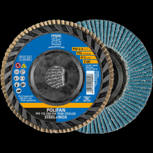 Pferd Inc. 69300901 - PFERD Flap Disc, 4-1/2" x 7/8, Z PSF TRIM STEELOX, 60 Grit, T27, Flat, Zirconia