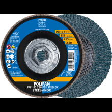 Pferd Inc. 69300437 - PFERD Flap Disc, 4-1/2" x 5/8-11, Z PSF STEELOX, 80 Grit, T27, Flat, Zirconia