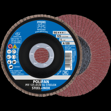 Pferd Inc. 67612125 - PFERD Flap Disc, 5" x 7/8, A SG STEELOX, 120 Grit, T27, Flat, Aluminum oxide