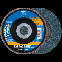 Pferd Inc. 69300763 - PFERD Flap Disc, 5" x 7/8, Z PSF EXTRA STEELOX, 36 Grit, T27, Flat, Zirconia