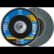 Pferd Inc. 69300648 - PFERD Flap Disc, 6" x 5/8-11, Z PSF STEELOX, 40 Grit, T27, Flat, Zirconia