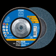 Pferd Inc. 69300444 - PFERD Flap Disc, 7" x 5/8-11, Z PSF STEELOX, 40 Grit, T27, Flat, Zirconia