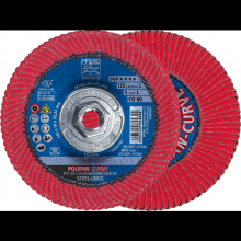 Pferd Inc. 69300750 - PFERD Flap Disc, 5" x 5/8-11, CO SGP CURVE STEELOX, 60 Grit,Large Radius,Ceramic oxide