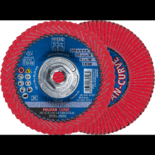 Pferd Inc. 69300747 - PFERD Flap Disc, 5" x 5/8-11, CO SGP CURVE STEELOX,60 Grit,Medium Radius,Ceramic oxide