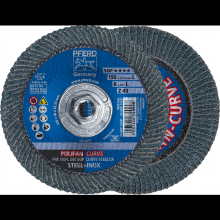 Pferd Inc. 69901702 - PFERD Flap Disc, 6" x 5/8-11, Z SGP CURVE STEELOX, 40 Grit, Large Radius, Zirconia