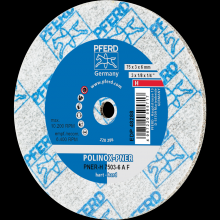 Pferd Inc. 44691010 - PFERD POLINOX® Unitized Wheel, 3" x 1/8 x 1/4, Fine, Hard, 8AM, Aluminum oxide