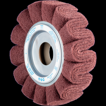 Pferd Inc. 44646229 - PFERD POLINOX® Unmounted Flap Wheel, 6" x 2, 1" AH, Corrugated,280 Grit,Aluminum oxide