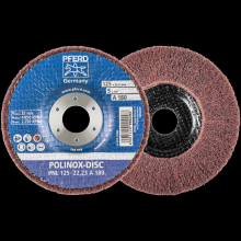 Pferd Inc. 44692262 - PFERD POLINOX® Fibre-backing disc, 5" 3/4 x 7/8, Radial, 180 Grit, Aluminum oxide